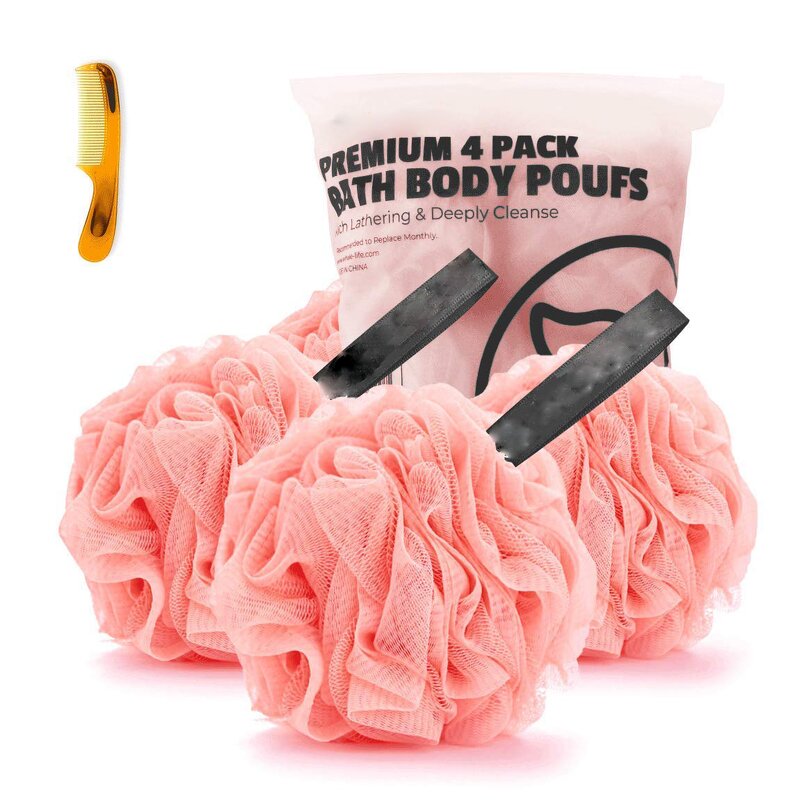 Shower Pouf Manufacturer - 70g Luxury Body Wash Bath Sponge