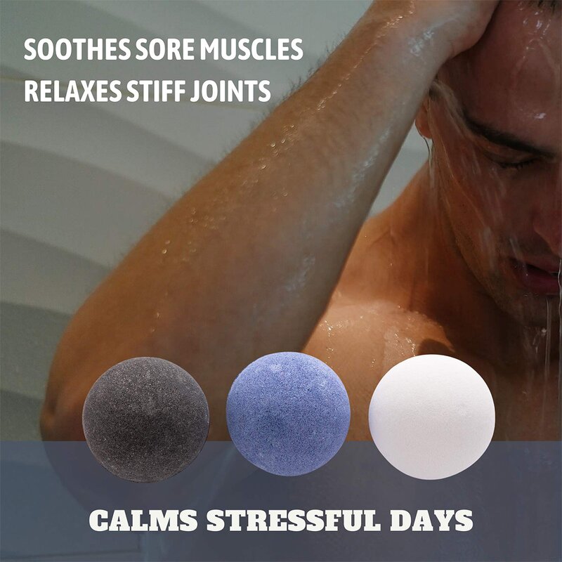 Bath Bombs Gift Set Manufacturer - Customized for Men, Relaxing Bubble Fizzies