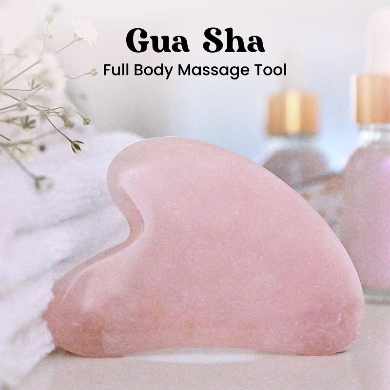 Gua Sha Tool Manufacturer - Custom Packaging, Bian Stone Natural Rose Quartz