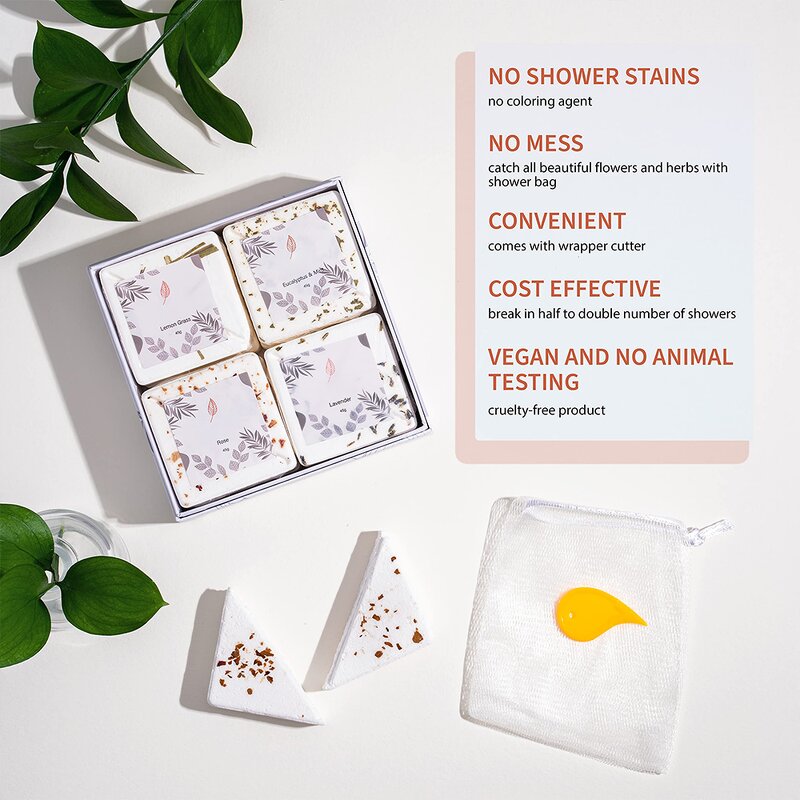 Bath Tablet Manufacturer - OEM Square-Shaped for Aromatherapy & Shower