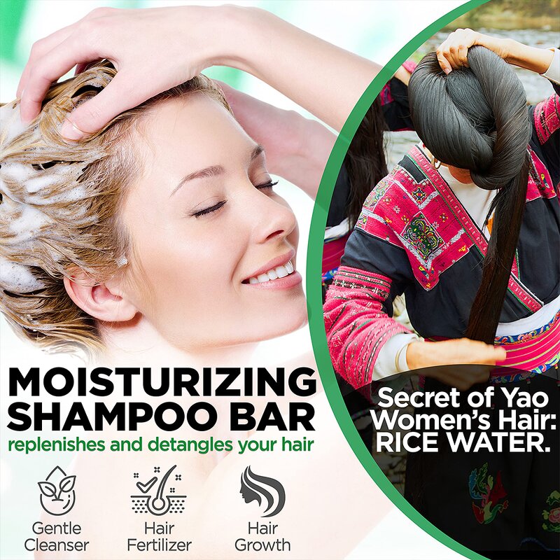 Shampoo Bar Manufacturer - Eco Friendly 100% Rice Water Solid