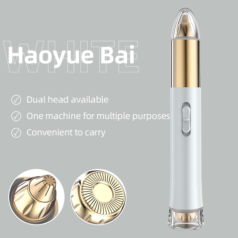 Eyebrow Epilator Manufacturer - 2 in 1 Painless Electric Lady Hair Removal