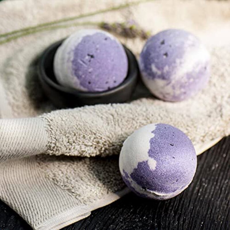 Bath Bomb Set Manufacturer - 4 Scented Pieces, Moisturizing Skin