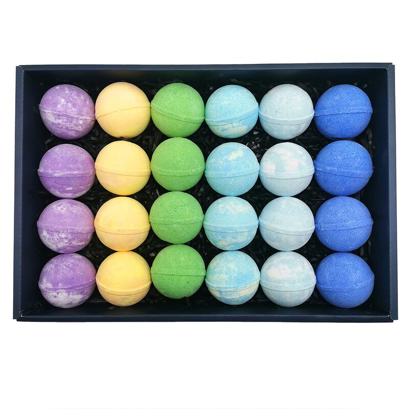 Bath Bombs Gift Set Manufacturer - Customized for Men, Relaxing Bubble Fizzies