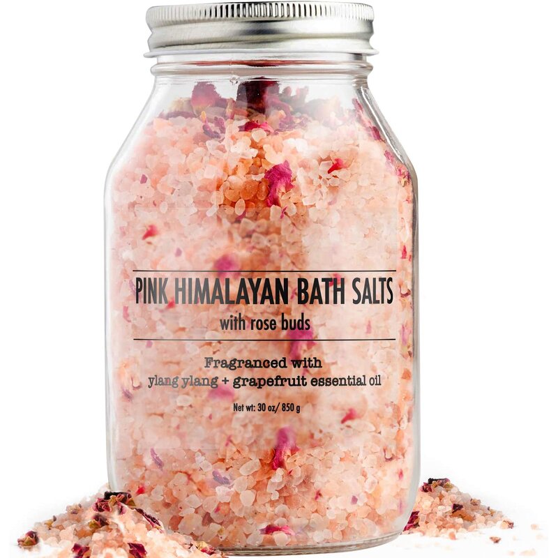 Bath Salt Manufacturer - 100% Natural Lavender & Rose Petals Himalayan