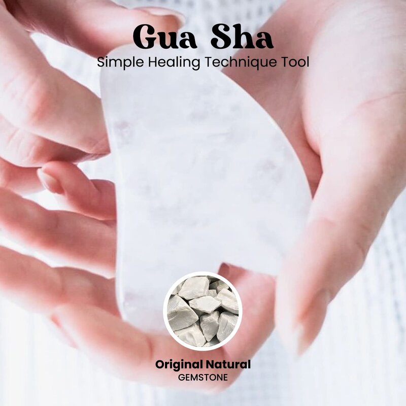 Gua Sha Board Manufacturer - Custom Packaging Natural White Jade