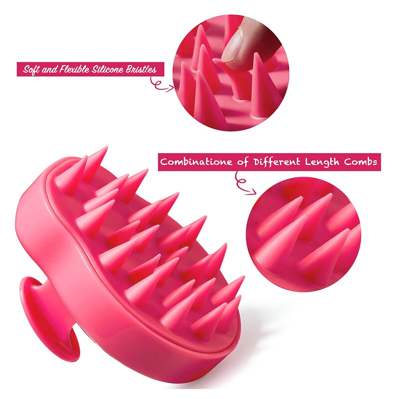 Scalp Massager Manufacturer - Soft Flexible Shampoo Brush for Hair Care
