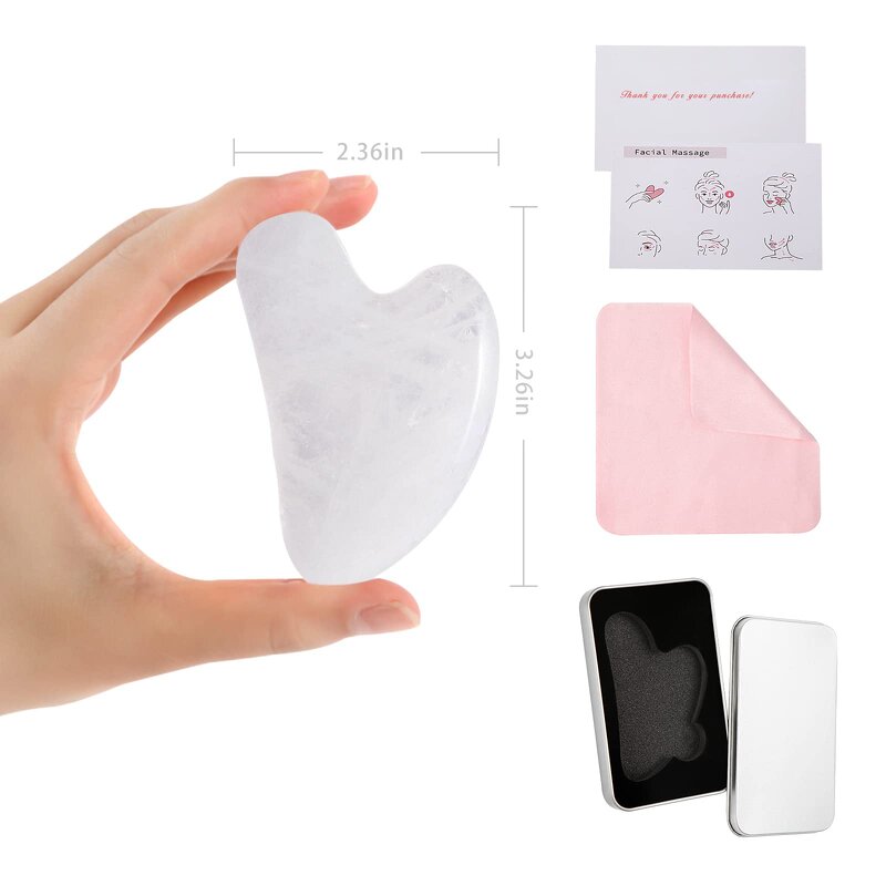 Gua Sha Board Manufacturer - Custom Packaging Natural White Jade