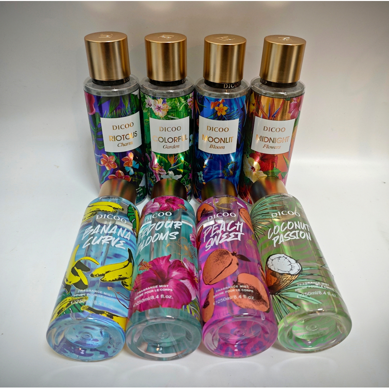 Body Spray Manufacturer - Hot Selling 250ml Mixed Packaging, Floral & Fruity