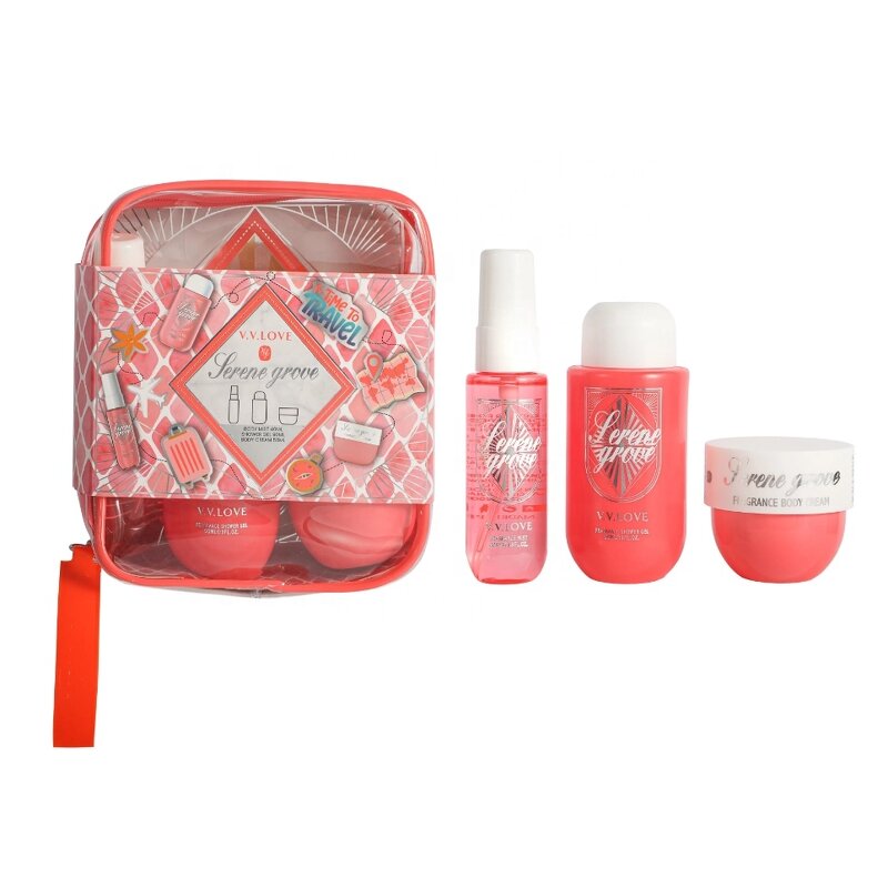 Body Mist Set Manufacturer - VV LOVE Strawberry Lemon Jasmine for Daily Use