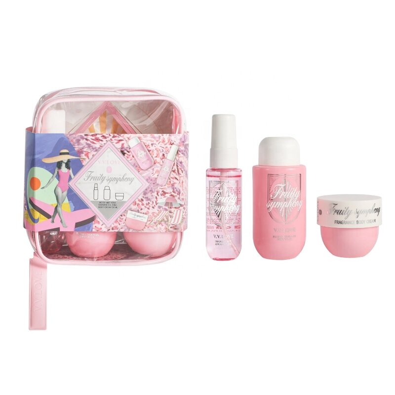 Body Mist Set Manufacturer - VV LOVE Strawberry Lemon Jasmine for Daily Use