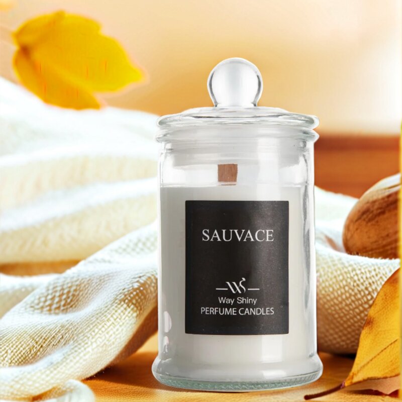 Soy Wax Candle Manufacturer - Eco Handmade in Glass Jar with Wooden Wick