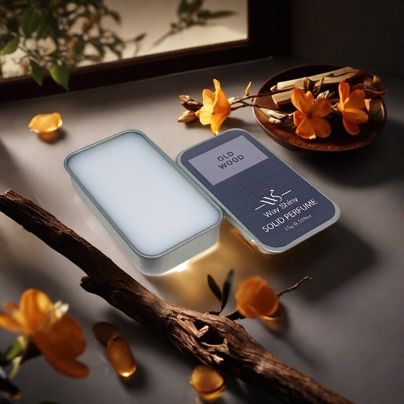 Solid Perfume Balm Manufacturer - Customizable 15g Wood, Natural Woody & Portable