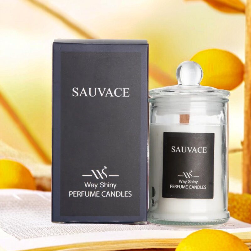 Soy Wax Candle Manufacturer - Eco Handmade in Glass Jar with Wooden Wick