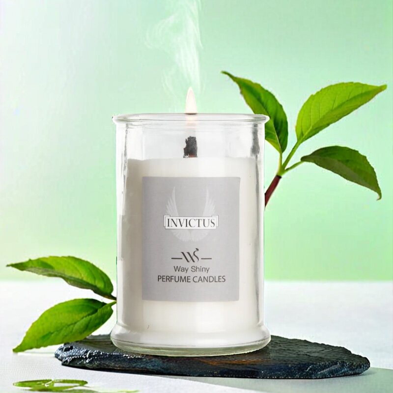 Scented Candle Manufacturer - Soy Wax Glass Jar with Wooden Wick, Long-Lasting