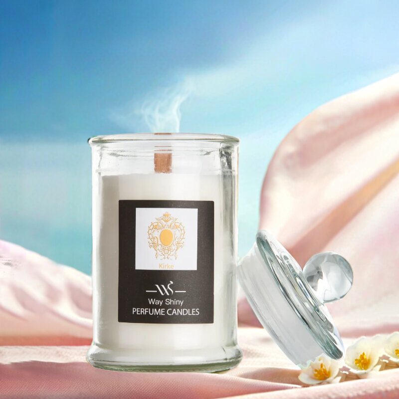 Soy Wax Candle Manufacturer - Premium Wooden Wick, Luxury Glass Jar Gift