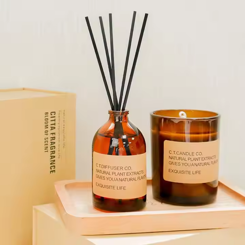 Aromatherapy Gift Set - Manufacturer Luxury Essential Oil Reed Diffuser Perfume