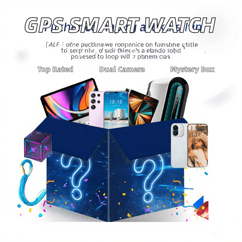Electronics Mystery Box Manufacturer - Egg Surprise Waterproof GPS Smart Watch with Dual Camera