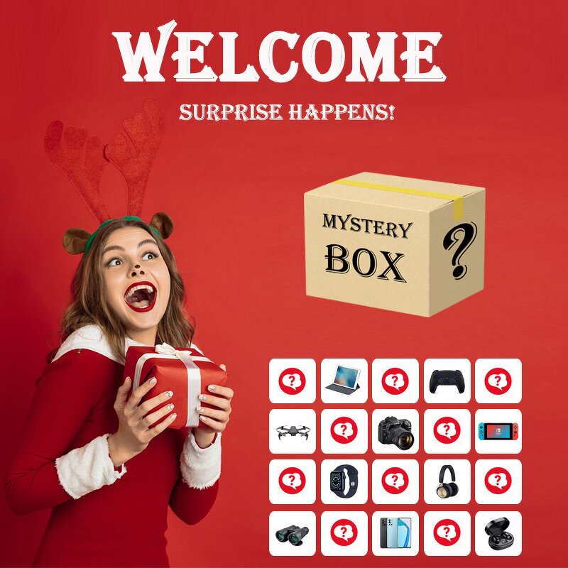 Mystery Box Manufacturer - 2024 Festival 3C Lucky 100% Win Random Gadgets