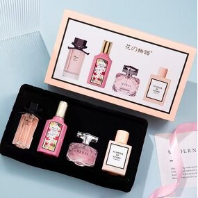 Eau De Parfum Set Manufacturer - 4PCS 25ml Fresh Woody Fragrance for Women