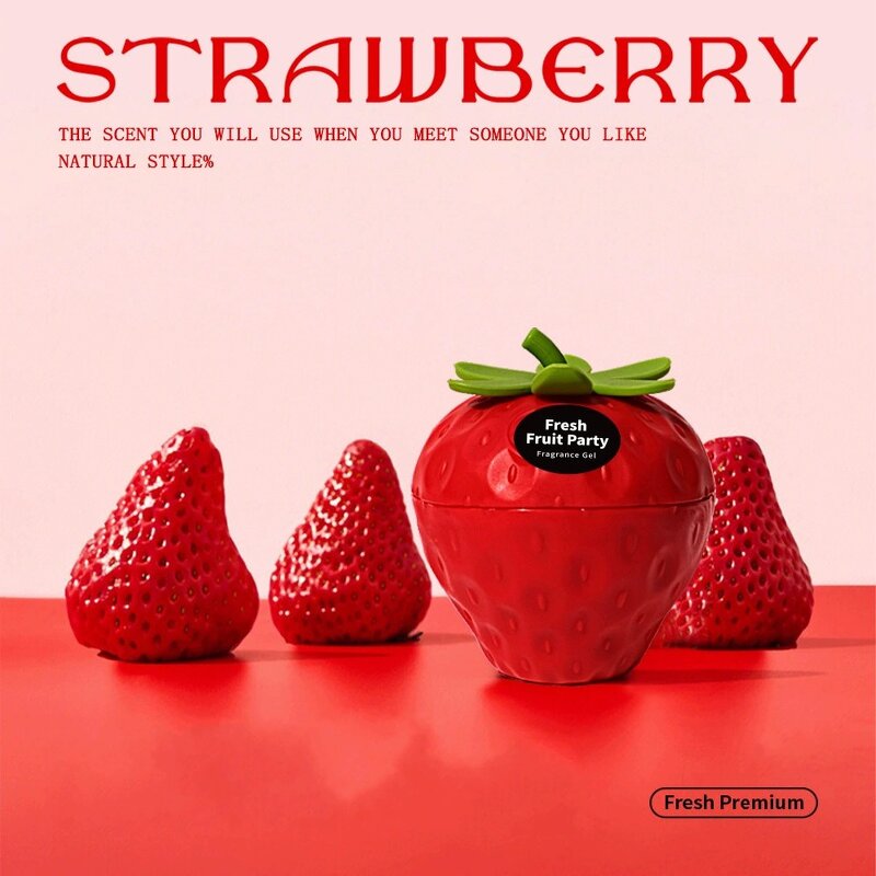 Car Perfume Manufacturer - Peach Apple Fruit Aromatherapy Ointment, Solid Toilet Fragrance