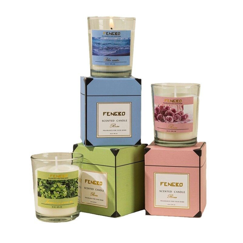 Aromatherapy Candle Manufacturer - Glass Cup Premium Gift Box, Handmade Soy Wax Smokeless