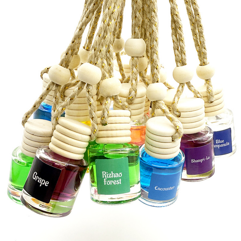 Car Perfume Pendant Manufacturer - Custom Design Logo, Glass Bottle Hanging