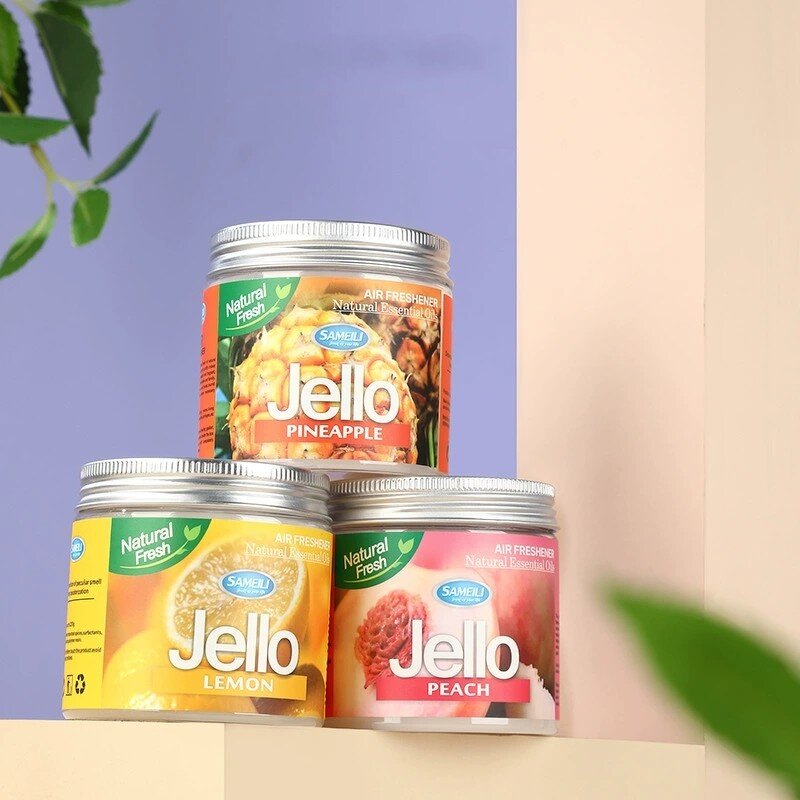 Car Air Freshener Manufacturer - Gel Cream Cup-shaped Aluminum Can, Removes Odors