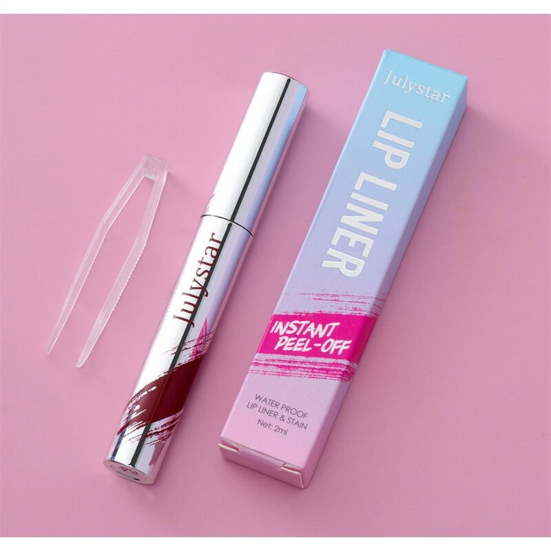 Lip Liner Stain Manufacturer - 5 Color Liquid Peel-off, Waterproof & Transfer Resistant