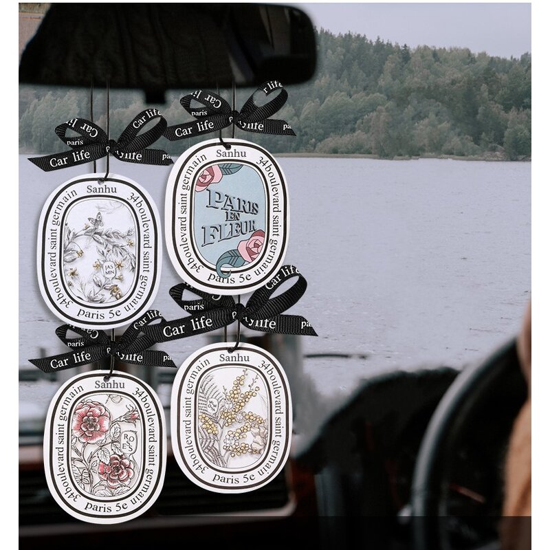 Car Fragrance Manufacturer - Solid Aromatherapy Card Pendant, Air Purifying Perfume