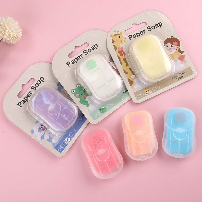 Soap Tablets Manufacturer - Disposable Cartoon Design, Portable Travel 50 Pieces