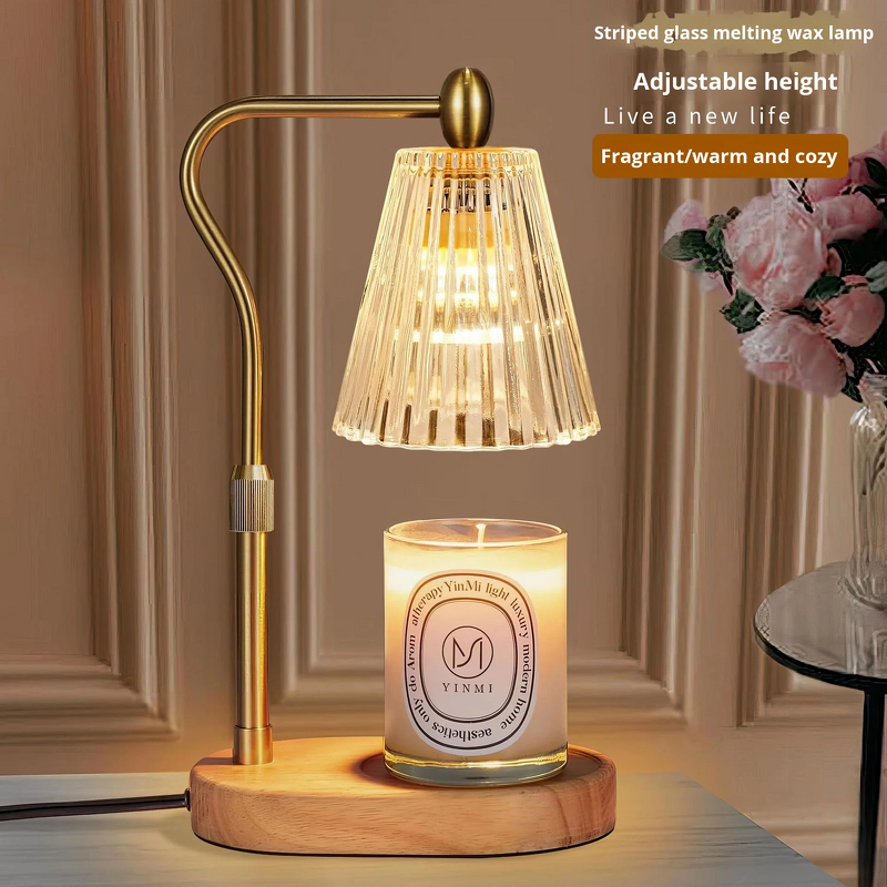 Wax Lamp Manufacturer - Customized Logo Eco-friendly Glass, Metal Adjustable Desk Lamp