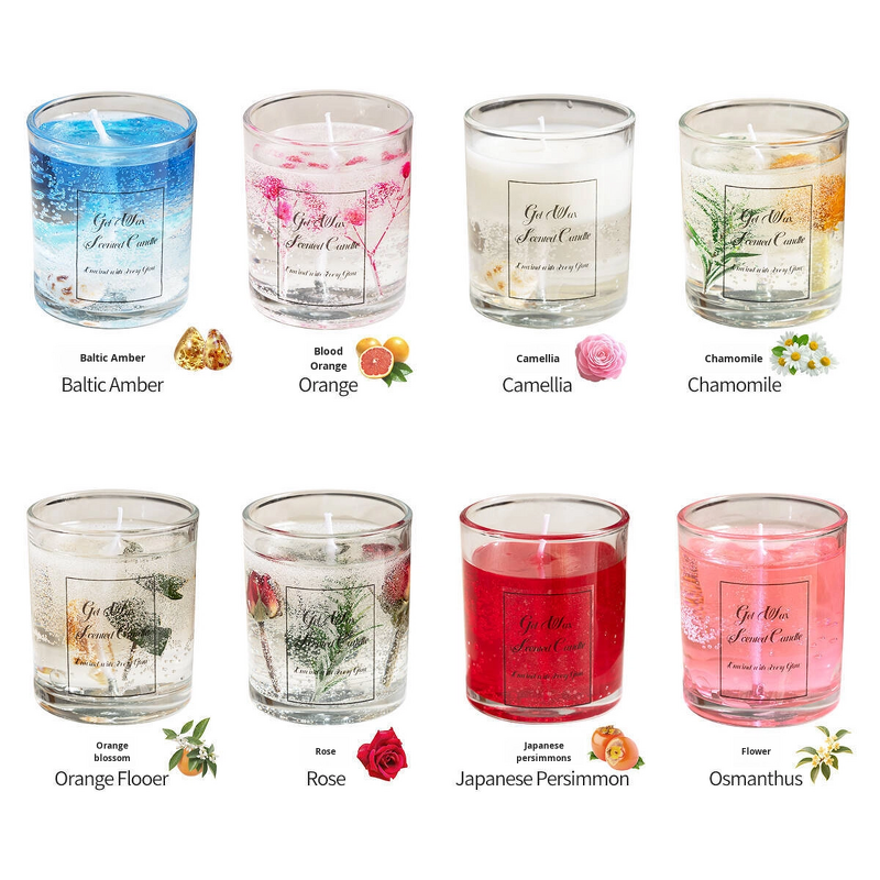 Soy Wax Candle Manufacturer - Handmade Custom Scent for Hotel with Dried Flowers