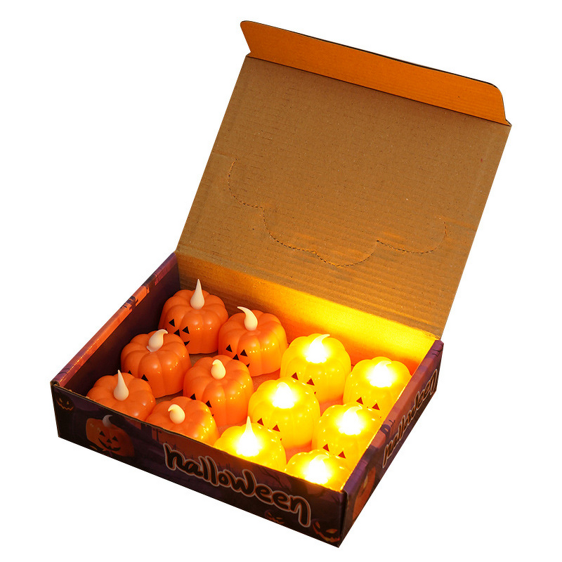 LED Night Lights Manufacturer - Glowing Waterproof Plastic Halloween Pumpkin, Indoor
