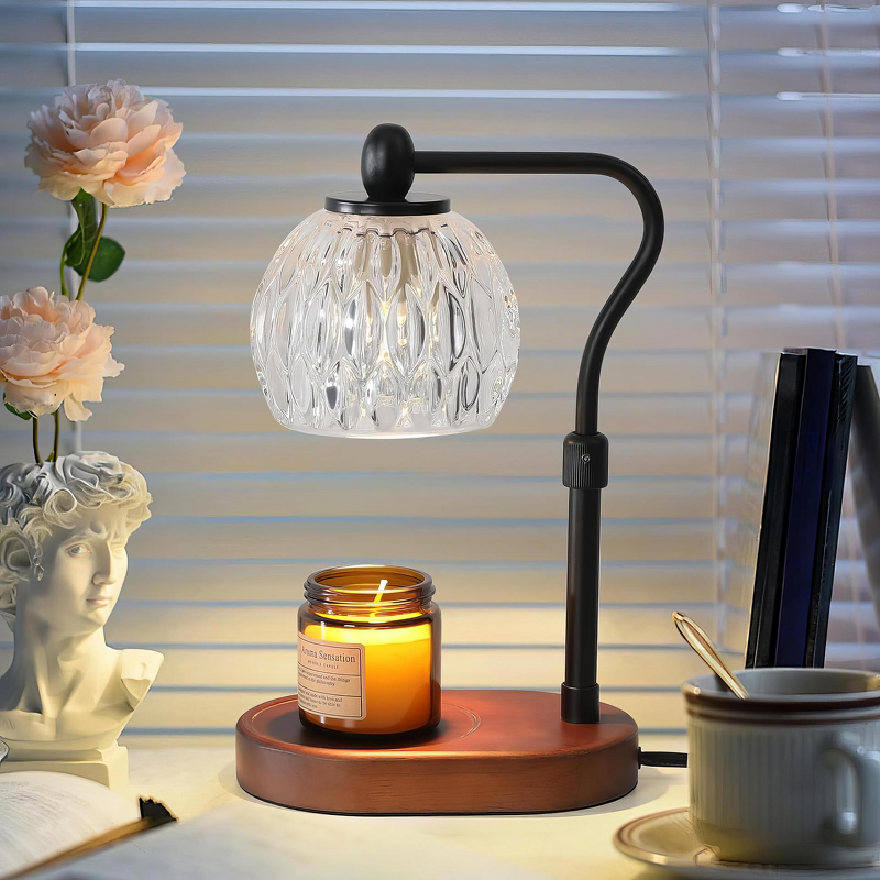 Wax Lamp Manufacturer - Customized Logo Eco-friendly Glass, Metal Adjustable Desk Lamp