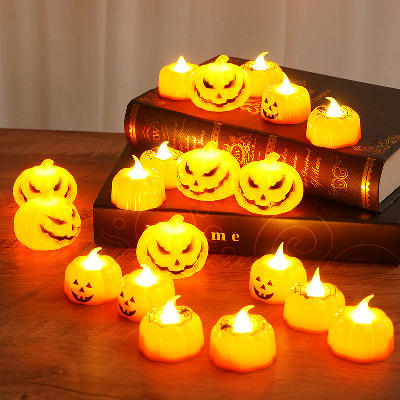 LED Night Lights Manufacturer - Glowing Waterproof Plastic Halloween Pumpkin, Indoor