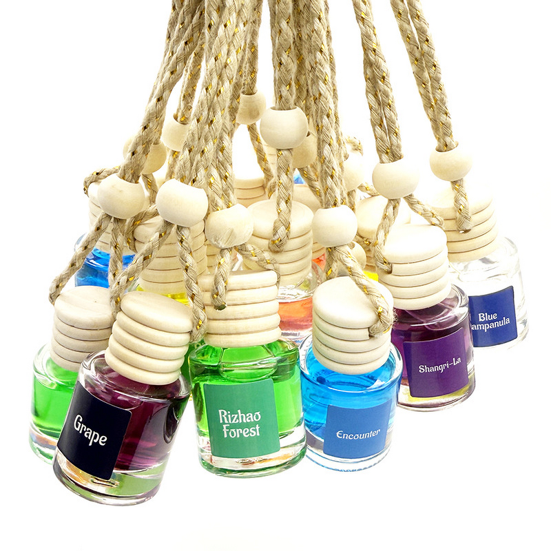 Car Perfume Pendant Manufacturer - Custom Design Logo, Glass Bottle Hanging