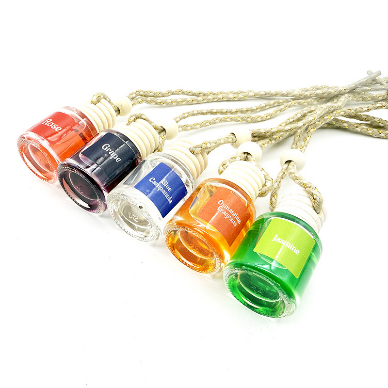 Car Perfume Pendant Manufacturer - Custom Design Logo, Glass Bottle Hanging