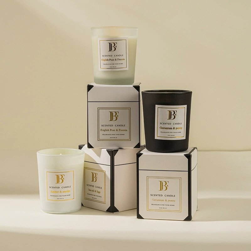 Aromatherapy Candle Manufacturer - Premium Gift Box Glass, Handmade Soy Wax Smokeless