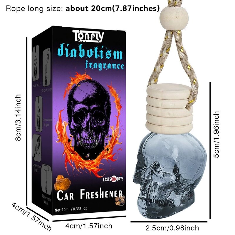 Car Perfume Manufacturer - Tonfly Crystal 10ml, Floral & Fruity Scent, Portable Vent