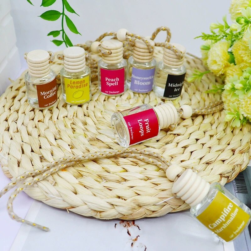 Car Diffuser Manufacturer - 1pc Essential Oil Fragrance Bottle, Hanging Ornament
