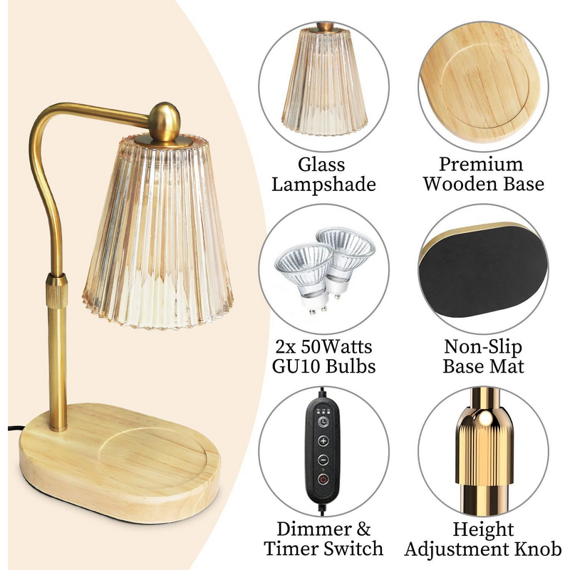 Wax Melting Lamp Manufacturer - Vintage Flameless, Timer-Controlled & Adjustable