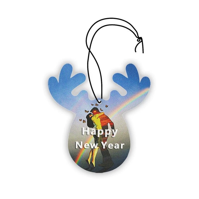 Car Air Freshener Manufacturer - Natural Scented Tea Paper Hanging Deer Shape