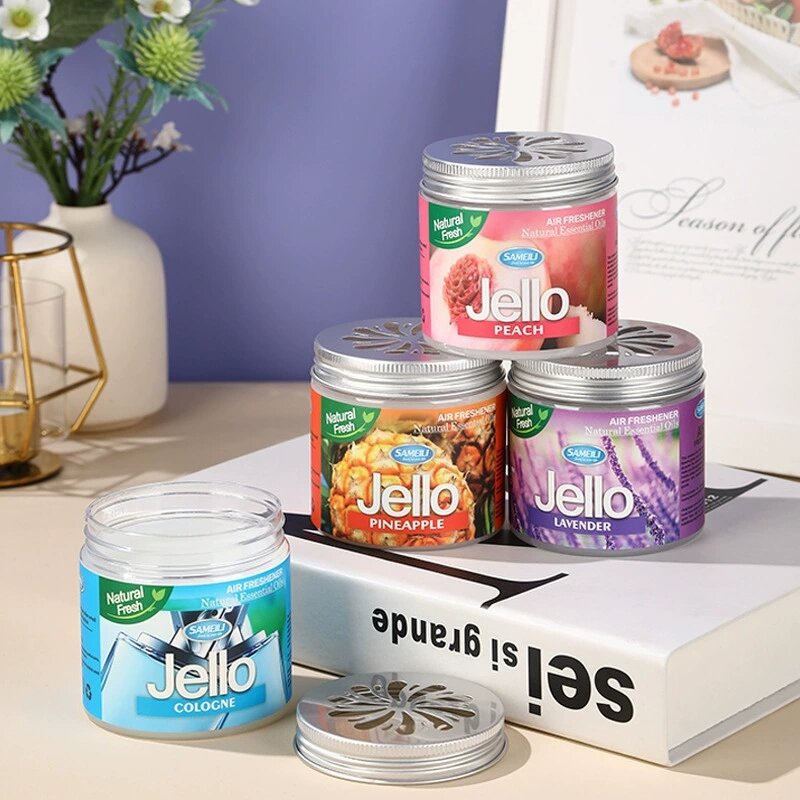 Car Air Freshener Manufacturer - Gel Cream Cup-shaped Aluminum Can, Removes Odors