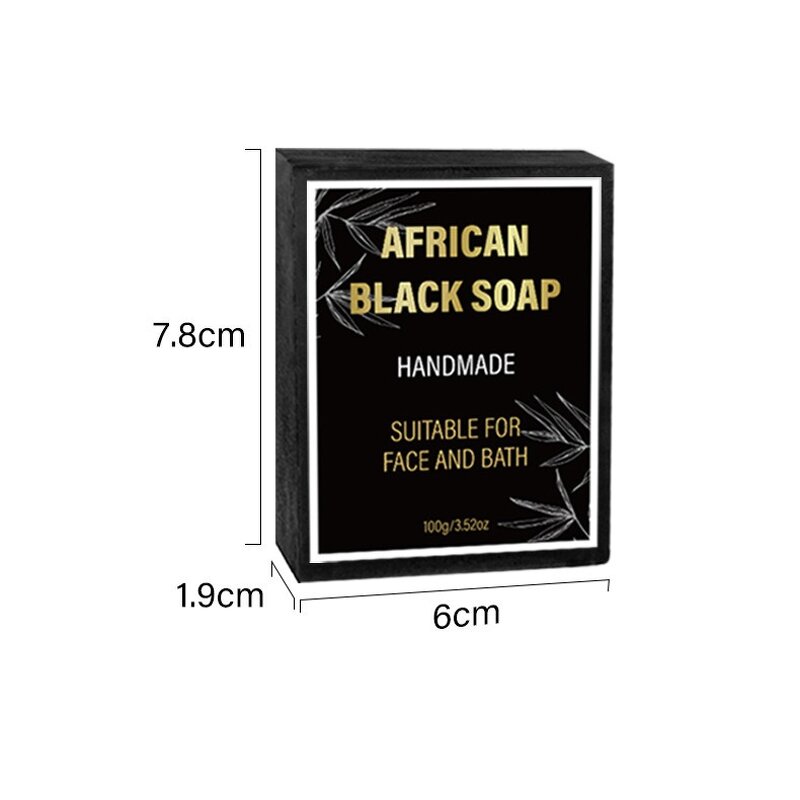 Black Soap Manufacturer - Shuowoxin Handmade 100g African, Deep Cleansing & Moisturizing