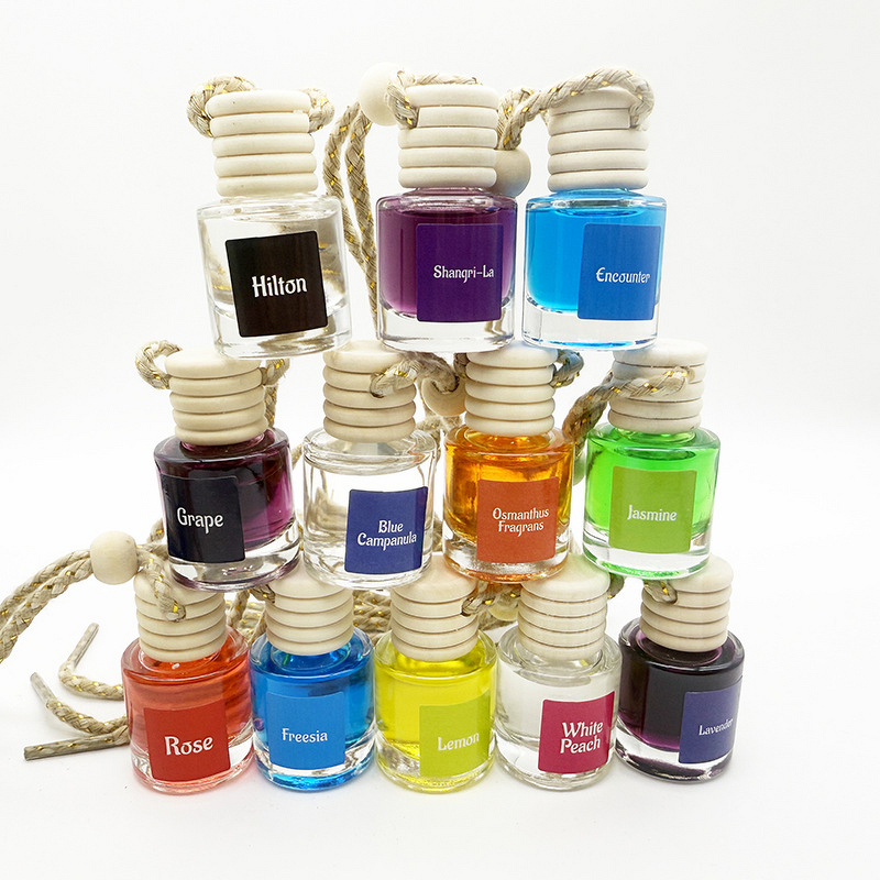 Car Perfume Pendant Manufacturer - Custom Design Logo, Glass Bottle Hanging