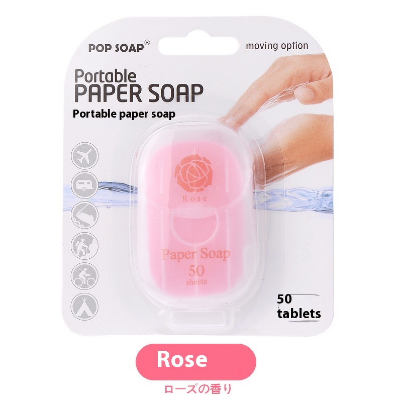 Hand Soap Manufacturer - Custom Logo Mini Disposable Paper Bar, Travel Size