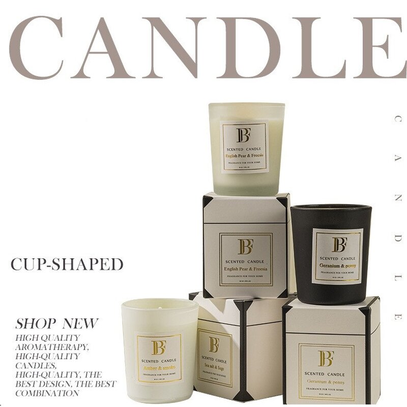 Aromatherapy Candle Manufacturer - Premium Gift Box Glass, Handmade Soy Wax Smokeless