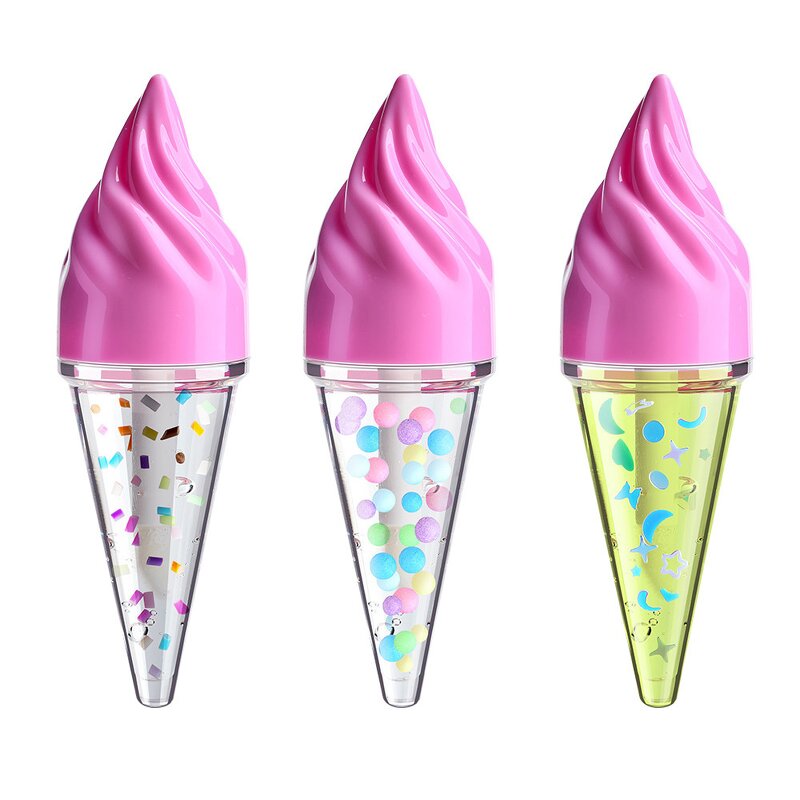 Lip Oil - Manufacturer Custom Ice Cream Tubes Hydrating Glitter Private Label