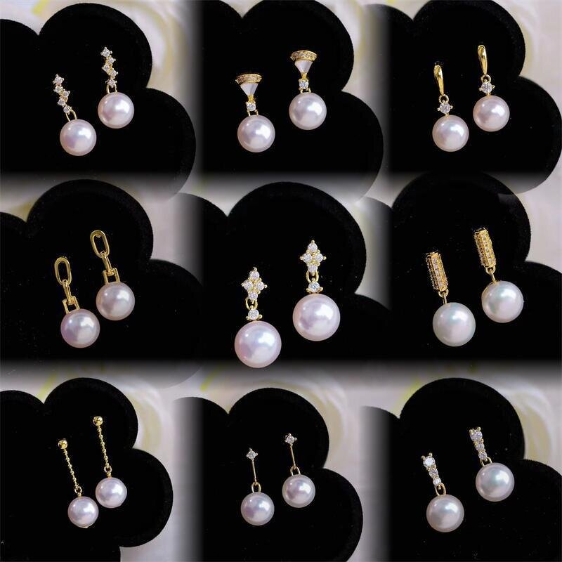 Earrings - Manufacturer 14K Gold 5A/6A Pearl French Vintage Light Luxury Drop